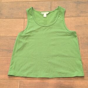 EUC Athleta Essential Tank Baja Green Size S